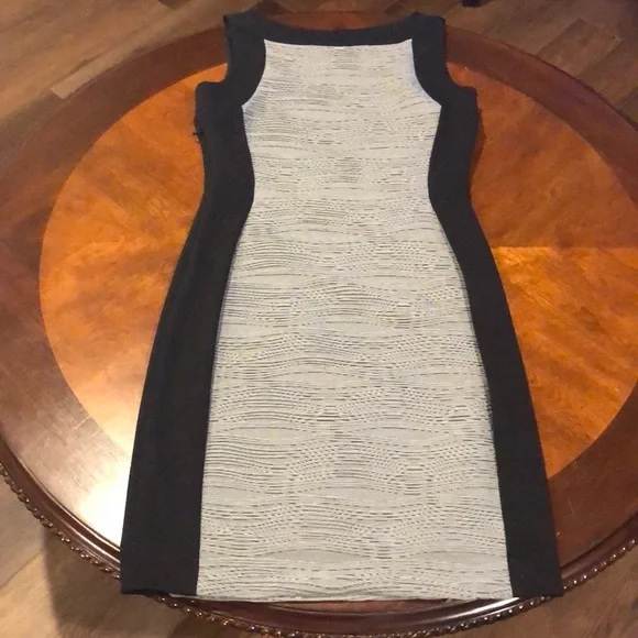 Calvin Klein Sleeveless Textured Bodycon Dress Size 4 - Picture 4 of 7
